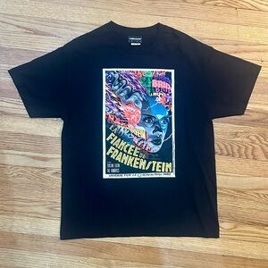 The Hundreds Black Bride of Frankenstein Graphic Tee with Colorful Design